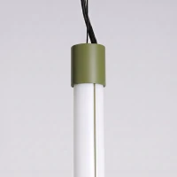 Pendant lamp 18.6W – linear, olive green, CRI98 - Image 6