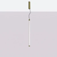 Pendant lamp 18.6W – linear, olive green, CRI98 - Image 4