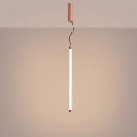 Pendant lamp 18.2W – linear, peach, DALI dimmable - Image 1