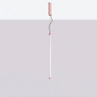 Pendant lamp 200 cm – linear, peach, DALI dimmable - Image 4
