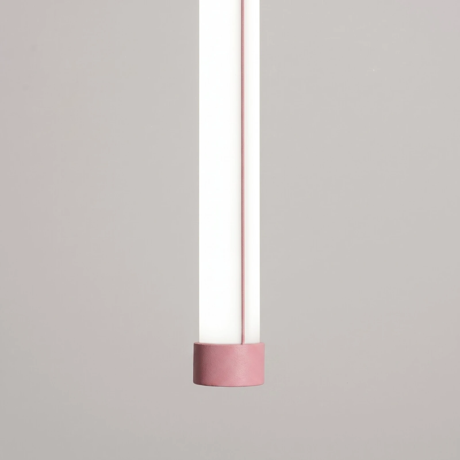 Pakabinamas šviestuvas 200 cm – linijinis, rožinis, CRI98
