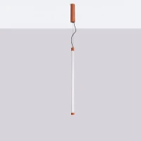 Pendant lamp 18.2W – linear, red ochre, DALI dimmable - Image 4