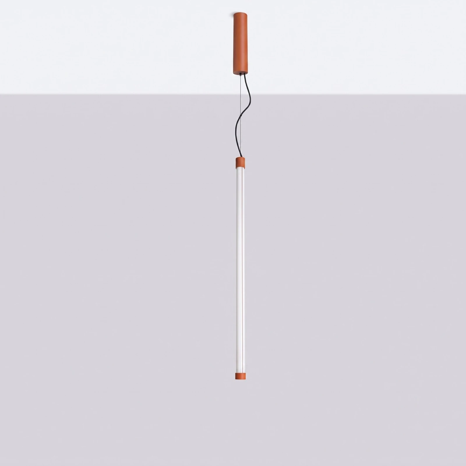 Pakabinamas LED 200 cm – linijinis, raudona, CRI98