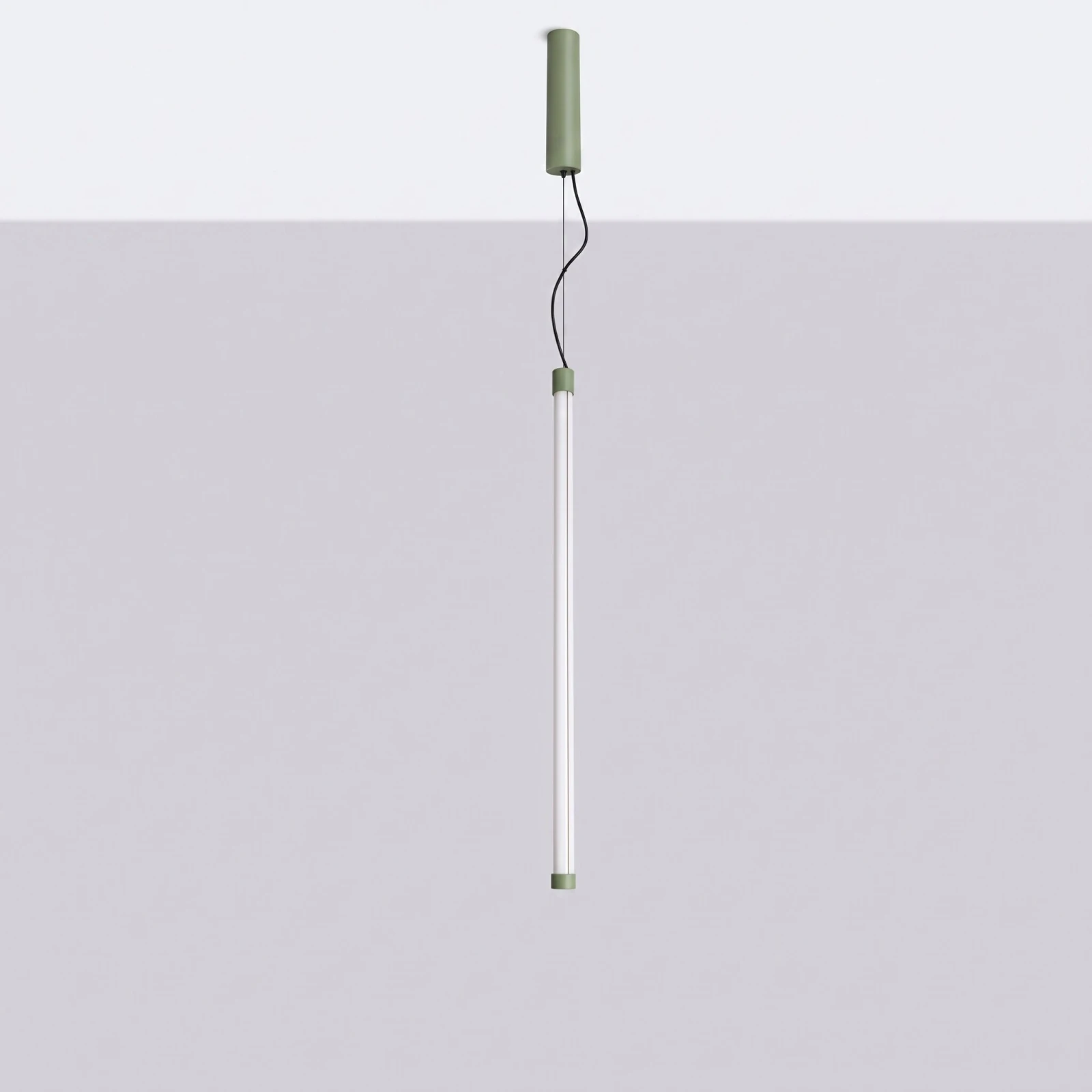 Pendant lamp 200 cm – linear, sage, DALI dimmable