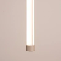 Pendant lamp 18.2W – linear, taupe, DALI dimmable - Image 5