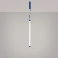 Pendant lamp 18.6W – linear, ultramarine, CRI98 - Image 1