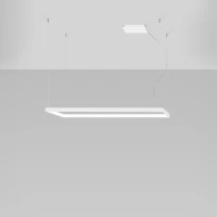 Pakabinamas LED šviestuvas 130 cm – stačiakampis, baltas, CRI93 - Nuotrauka 3