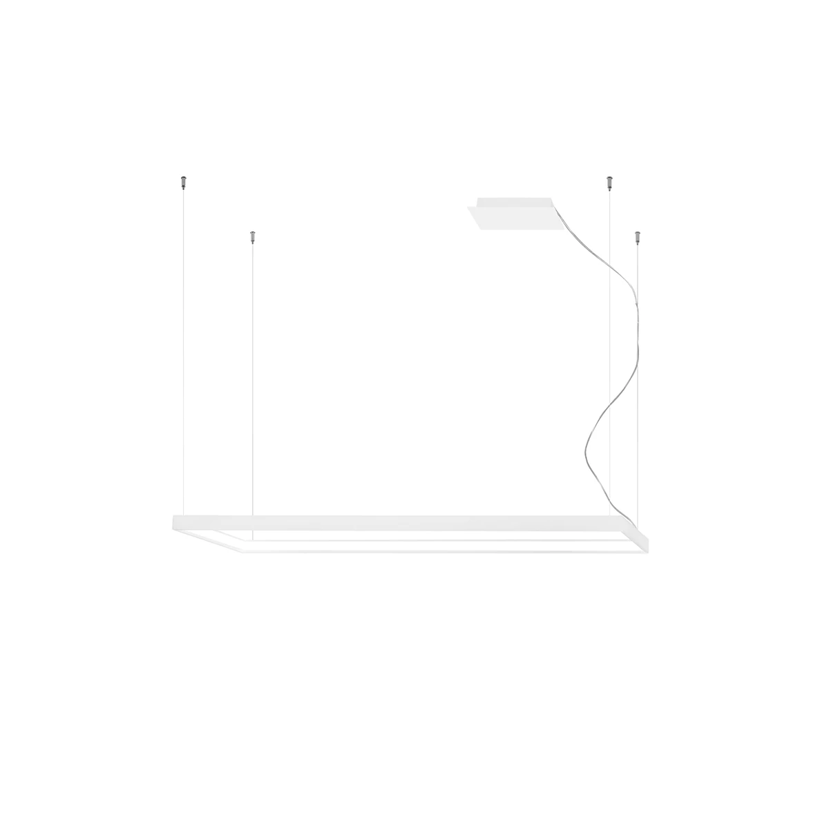 Pendant light 130 cm – linear, white, CRI98 LED