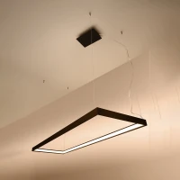 Pendant Light 100 cm / 40W – Linear, Black, 3000K - Image 5
