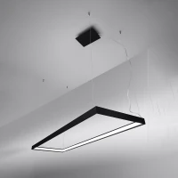 Pendant light 40W – rectangular, black, CRI98 - Image 4