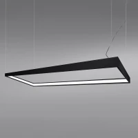 Pendant light 40W – rectangular, black, CRI98 - Image 5