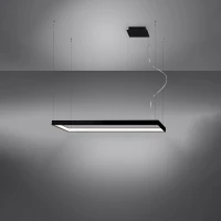 Pendant light 40W – rectangular, black, CRI98 - Image 1